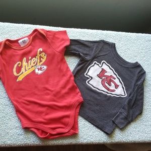 NFL Chiefs shirt and onsie